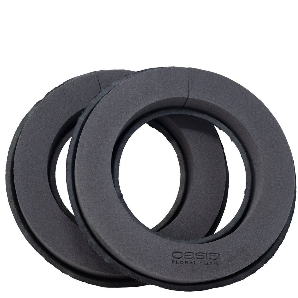 Bague OASIS® BLACK BIOLIT®, diamètre extérieur 32 cm - diamètre intérieur 17,5 cm - 2 pièces