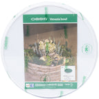 OASIS® Venezia Schale - 4 x 20 cm Ø - Weiß - 2 Stück