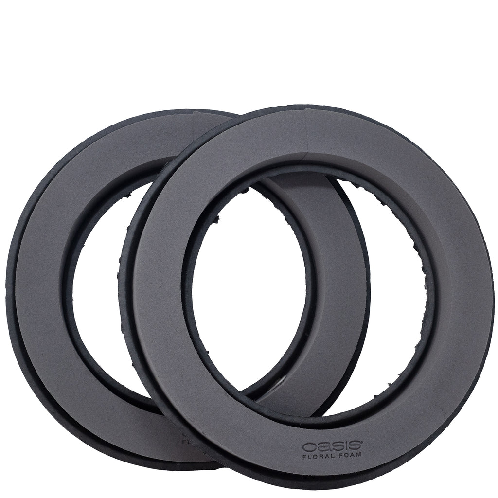 Bague OASIS® BLACK BIOLIT® - 39 cm Ø - diamètre intérieur : 25 cm Ø - 2 pièces