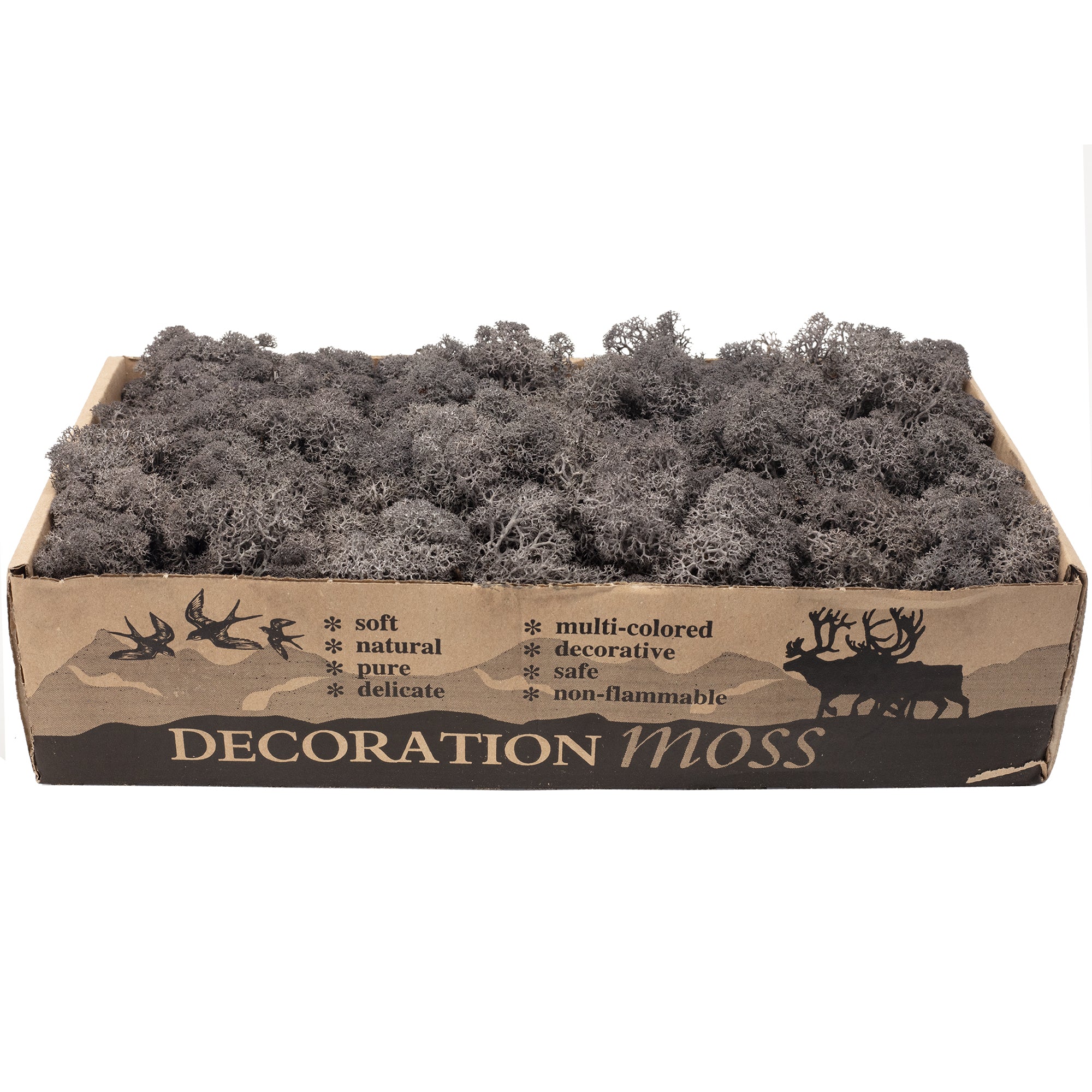 Cardboard Island moss anthracite - 500g