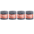 Set of 4 pillar candles - Height 10 cm - Diameter 10 cm - Rustic - Slate blue
