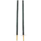 Outdoor-Wachstuchfackel schwarz - Brenndauer 1,3 Stunden - Länge: 75 cm - 2 Stück