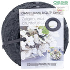 Bague OASIS® BLACK BIOLIT®, diamètre extérieur 18 cm - diamètre intérieur 6,5 cm - 2 pièces