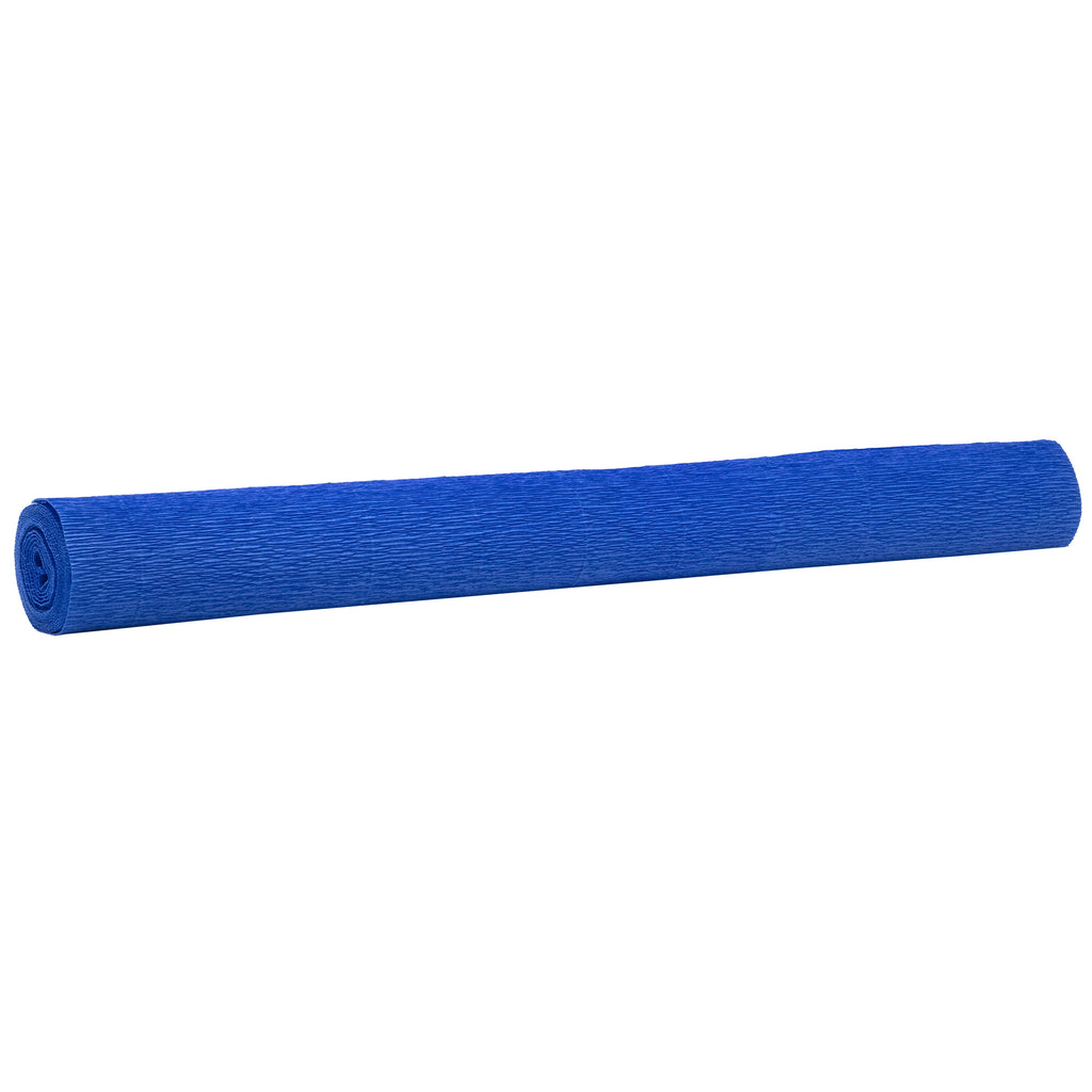 Premium Gärtnerkrepp - Floristenkrepp - 50 x 250 cm - mittelblau - wasserfest, lichtecht