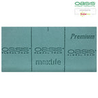 3x Original OASIS® Premium Steckschaum für längere Haltbarkeit bei Frischblumen - Steckmasse Blumen - Nasssteckschaum Hochzeit Geburtstag Kirche Ziegelform