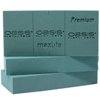 3x Original OASIS® Premium Steckschaum für längere Haltbarkeit bei Frischblumen - Steckmasse Blumen - Nasssteckschaum Hochzeit Geburtstag Kirche Ziegelform