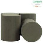 Tige cylindrique OASIS® BLACK IDEAL, Collection Designer - Hauteur 15 cm - Diamètre 12 cm - Lot de 4