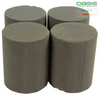 Tige cylindrique OASIS® BLACK IDEAL, Collection Designer - Hauteur 15 cm - Diamètre 12 cm - Lot de 4