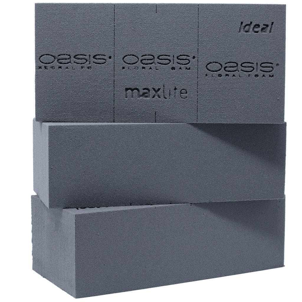 OASIS® BLACK IDEAL Maxlife Ziegel - 35 Stück im Karton - 23x11x7,5 cm
