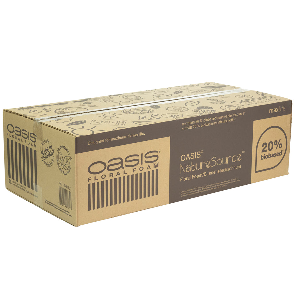 OASIS® NatureSource™ Maxlife Ziegel, 35 St. im Karton, 23x11x7,5 cm