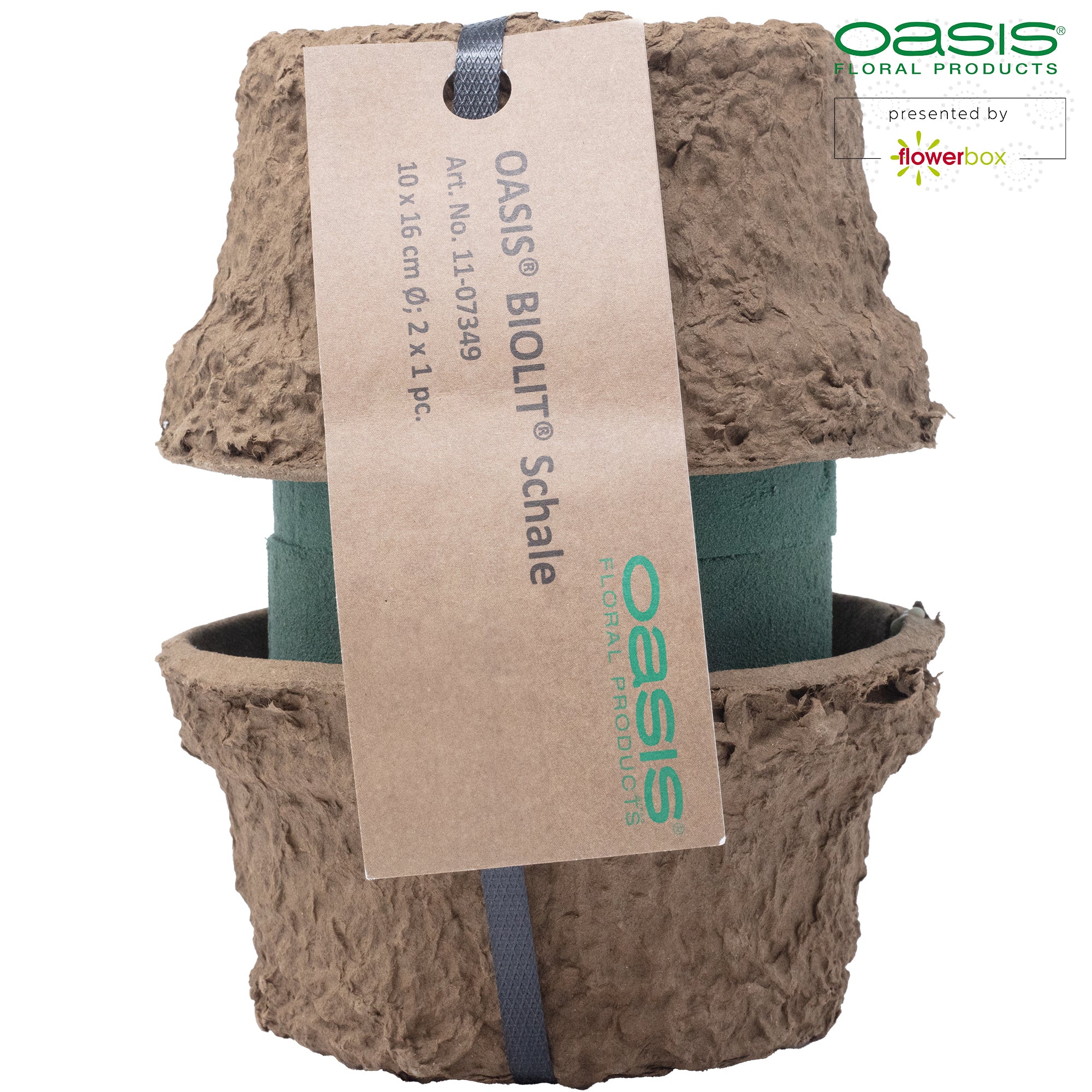OASIS® BIOLIT® Schale - 10 x 16 cm Ø - 2 Stück