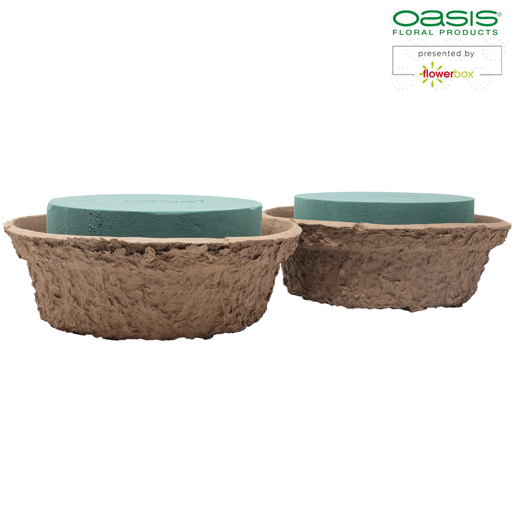 OASIS® BIOLIT® Schale - 11 x 26 cm Ø - 2 Stück