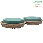 OASIS® BIOLIT® Flache Schale - Ø 20 cm - 2 Stück