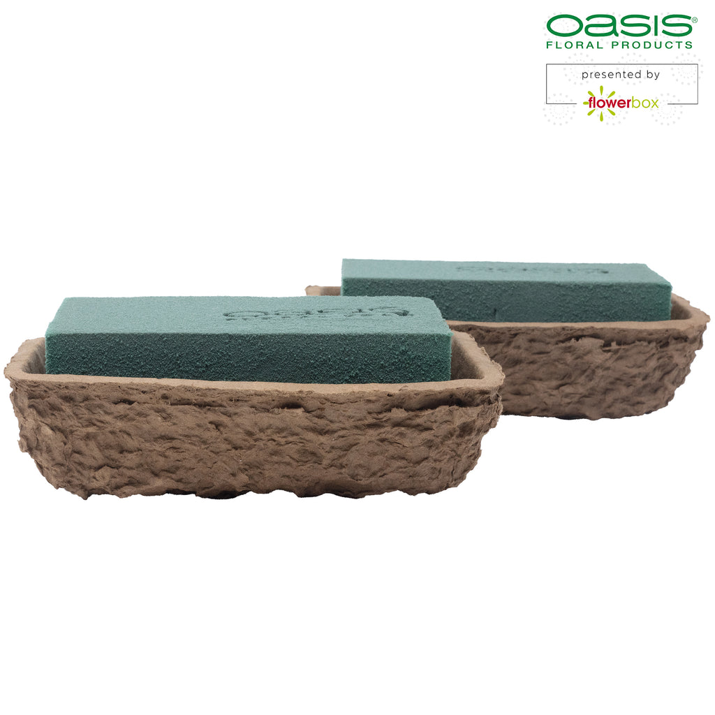 OASIS® BIOLIT® Schale Neo - 16 x 9,5 x 4 cm - 2 Stück
