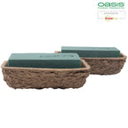 OASIS® BIOLIT® Schale Neo - 16 x 9,5 x 4 cm - 2 Stück