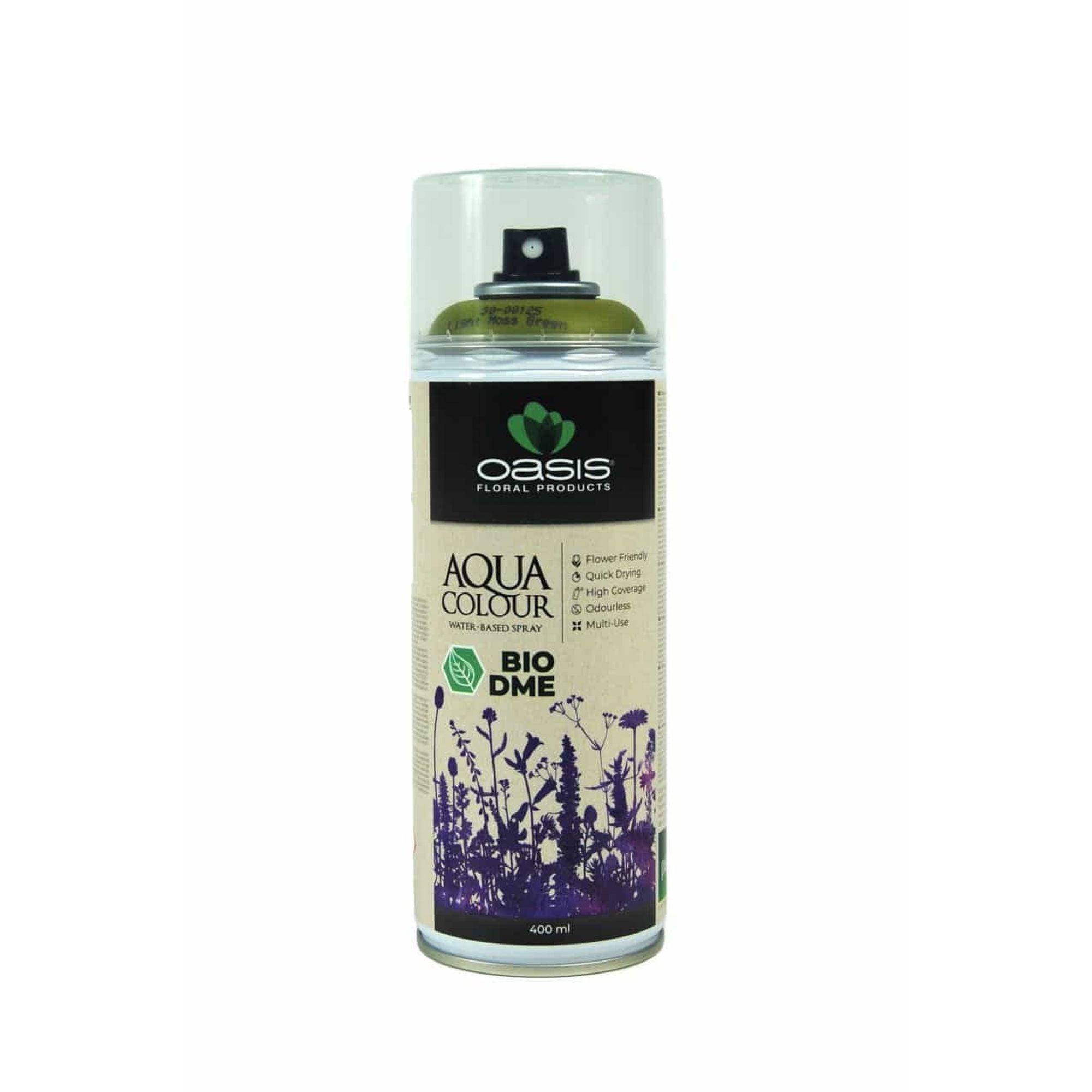 OASIS Aqua Colour Spray - helles Moosgrün. 400 ml