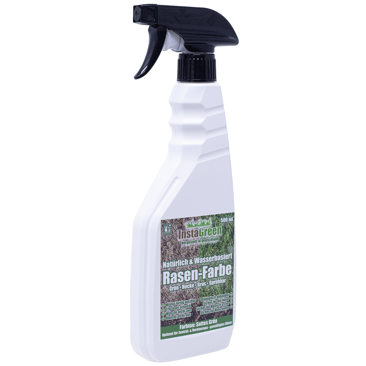 InstaGreen Premium Hecken- & Rasenfarbe - Sofortgrün für Rasen und Hecken, gebrauchsfertig