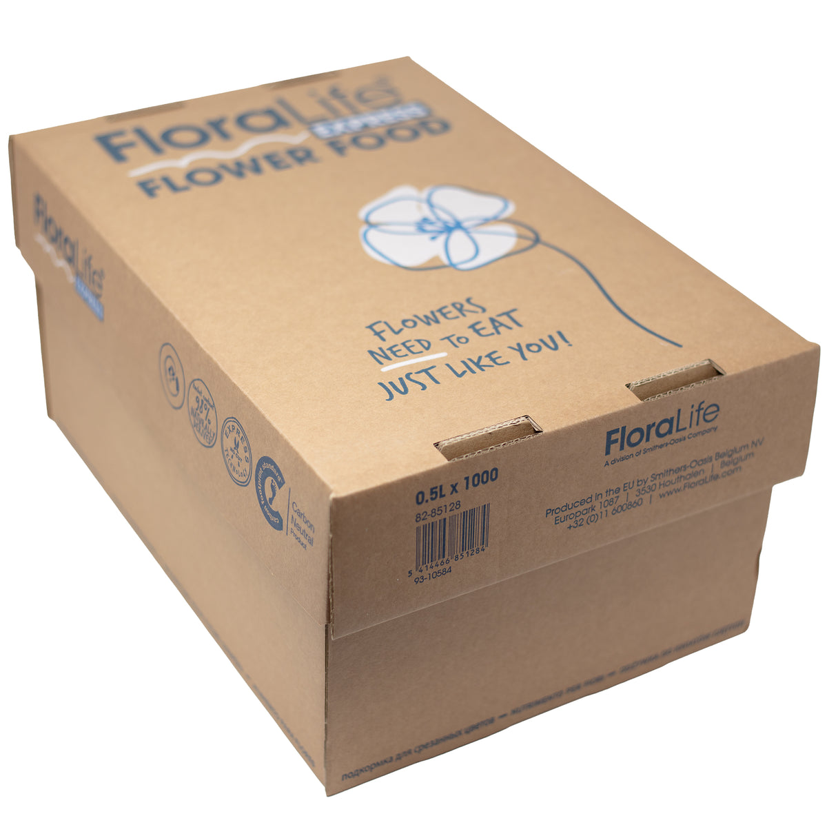 FloraLife® Express Pulver - Papier-Sachets für 0.5 Liter Wasser - Karton mit 1000 Stk.