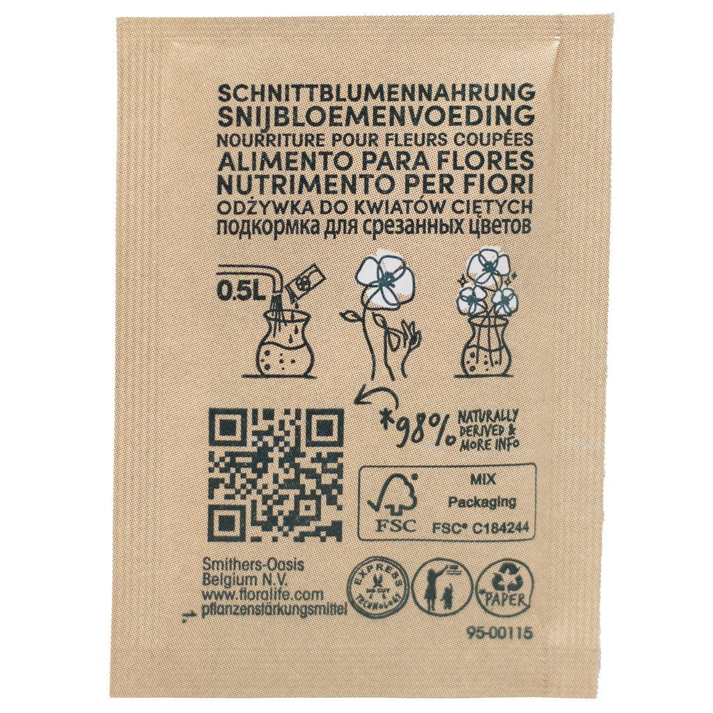 FloraLife® Express Pulver - Papier-Sachets für 0.5 Liter Wasser - Karton mit 1000 Stk.