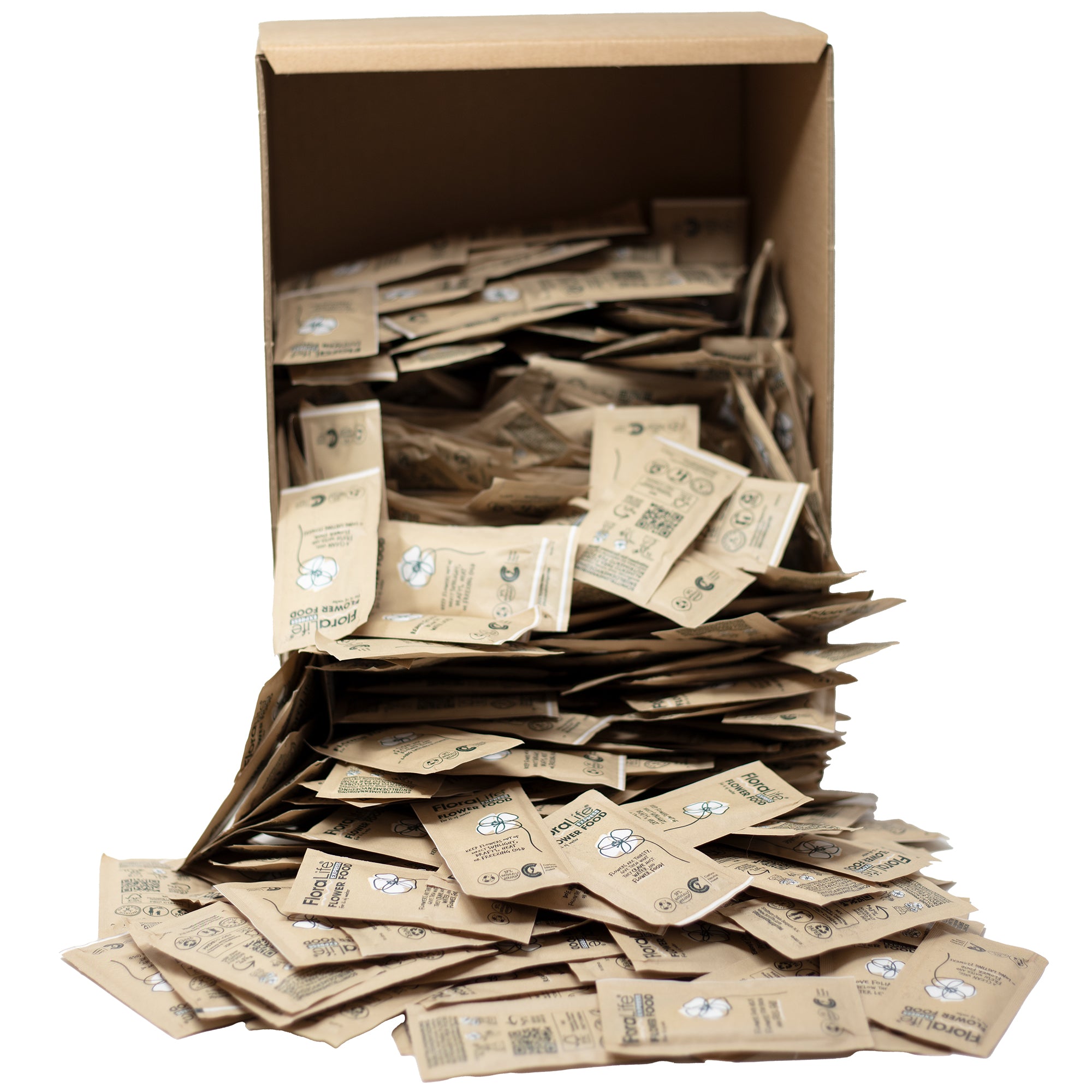 FloraLife® Express Pulver - Papier-Sachets für 1 Liter Wasser - Karton mit 500 Stk.