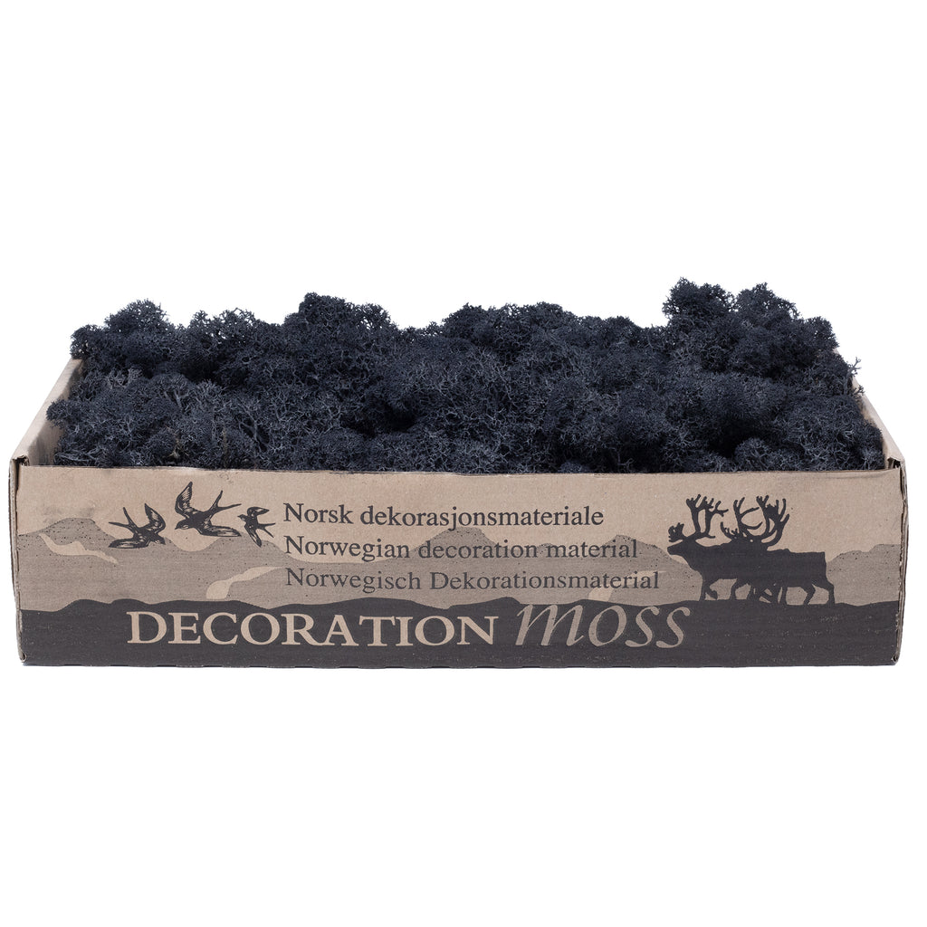 Karton Islandmoos Schwarz - 500g