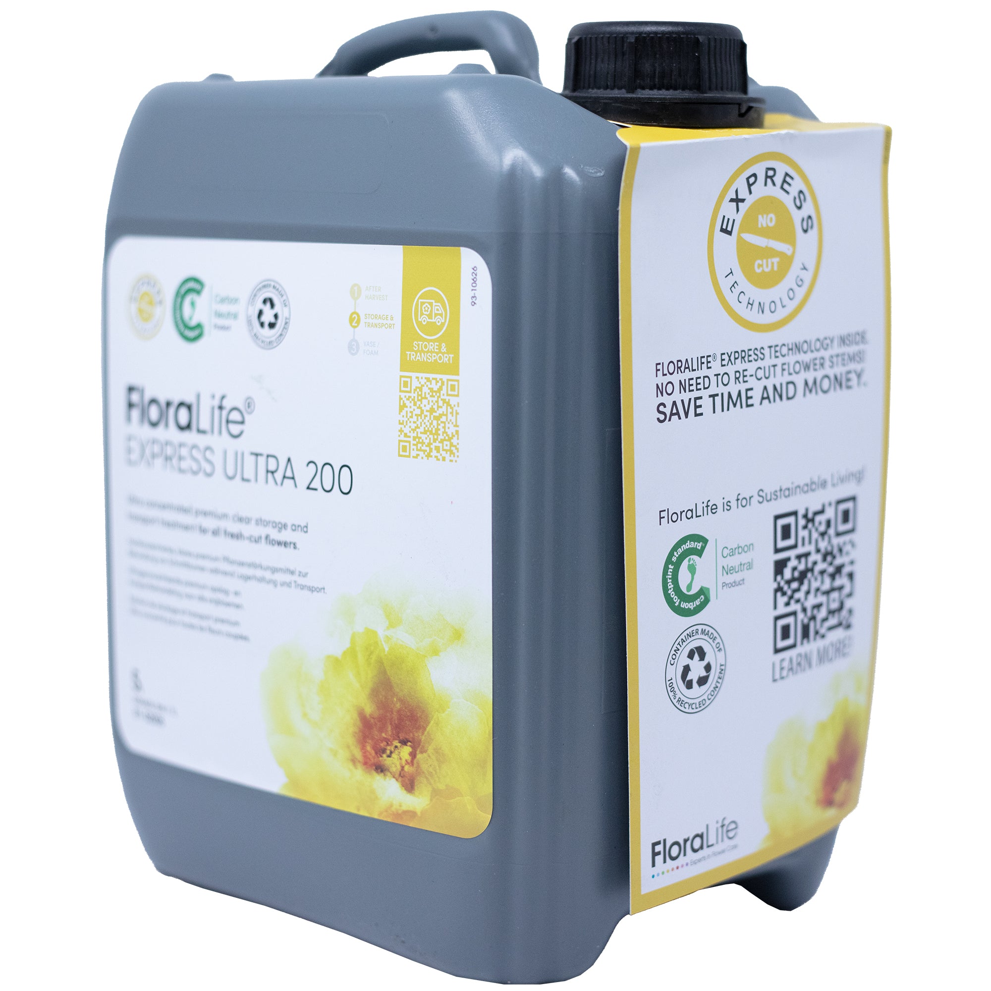 Engrais pour fleurs FloraLife® Express ULTRA 200 - hautement concentré - bidon de 5 litres - 1 unité