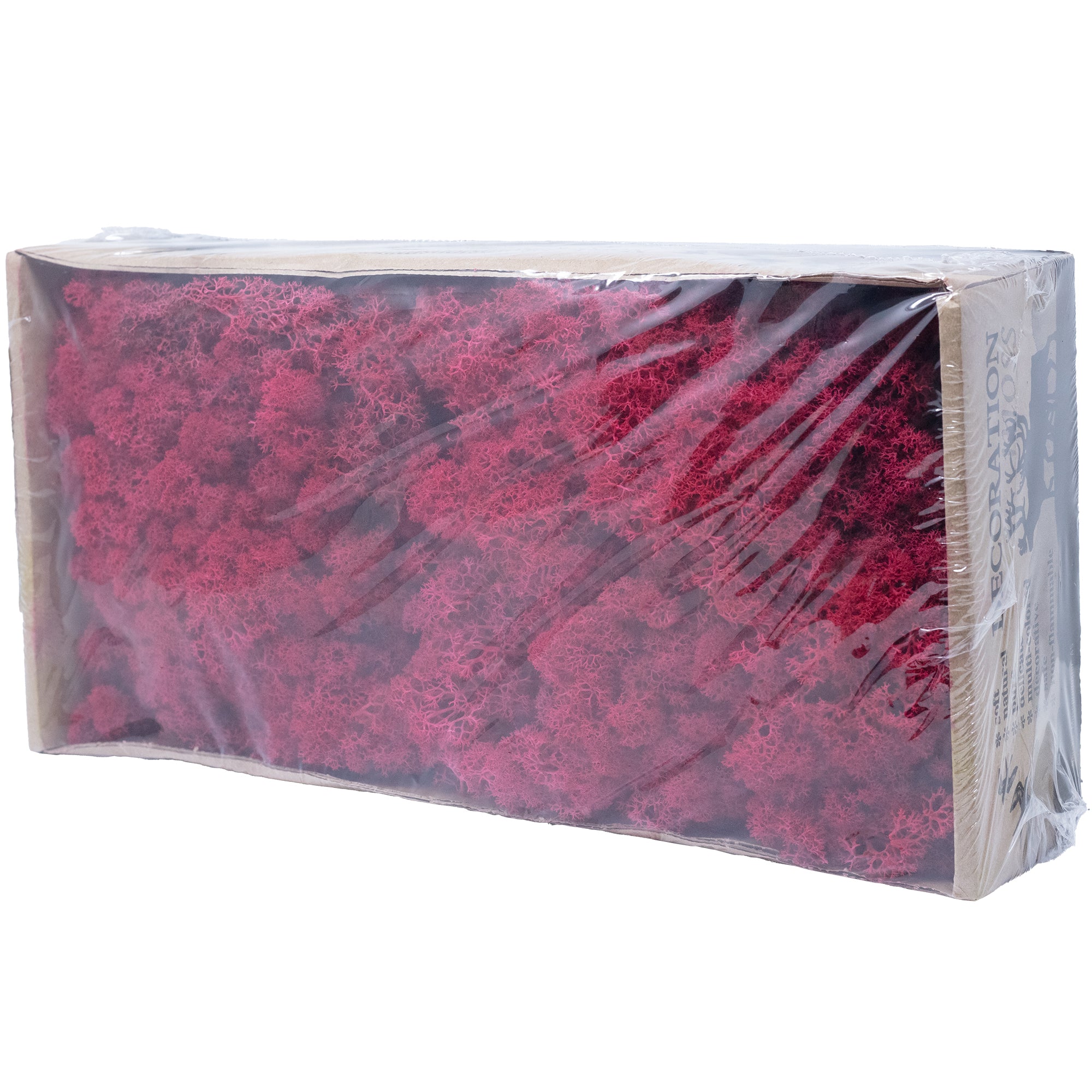 Karton Islandmoos Purpurrot 500g