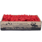 Cardboard Island moss, light red, 500g