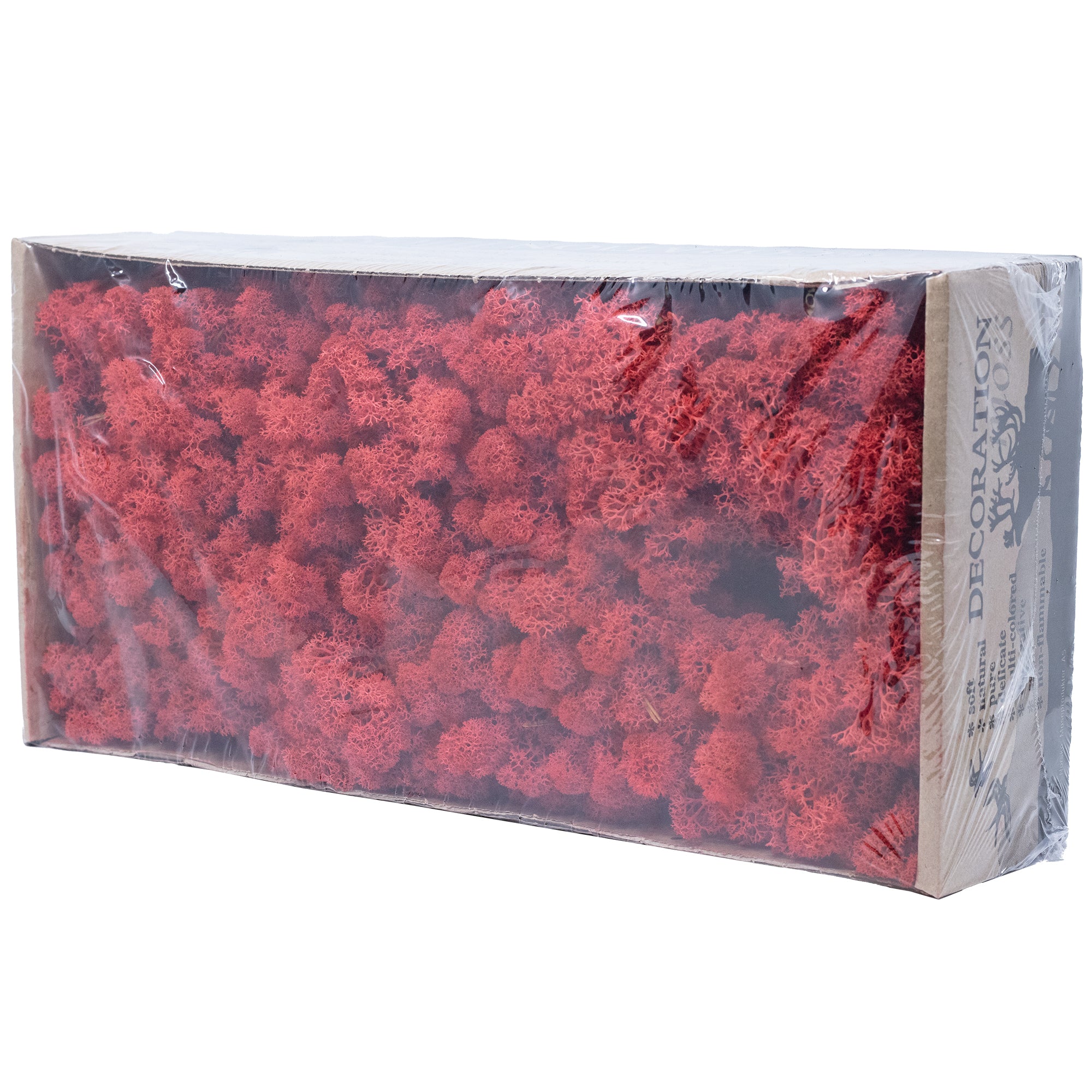 Cardboard Island moss, light red, 500g