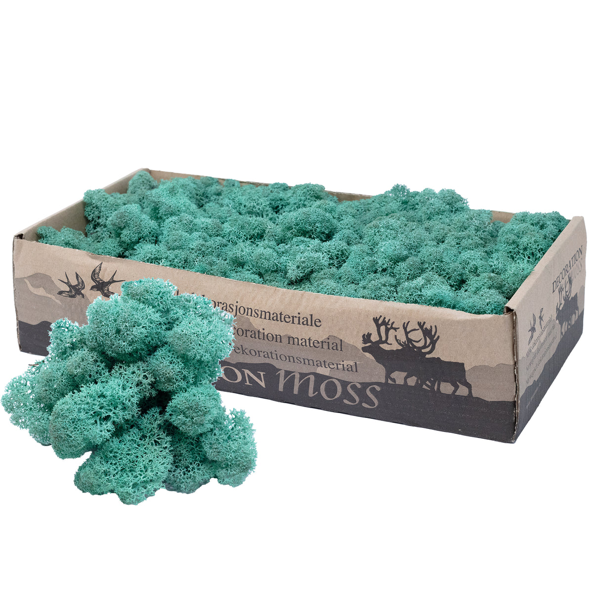 Cardboard Island moss blue-green 500g