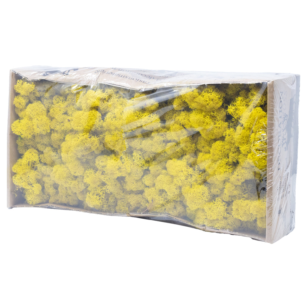 Cardboard Island moss lemon yellow 500g