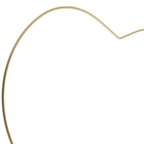 Metallherz gold - 35 cm