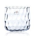 GALAXIE vase optic - Glas, klar - Höhe: 13,0 cm, Ø 13,5 cm