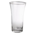FLOWER glass vase - Glas, klar - Höhe: 25,0 cm, Ø 14,0 cm