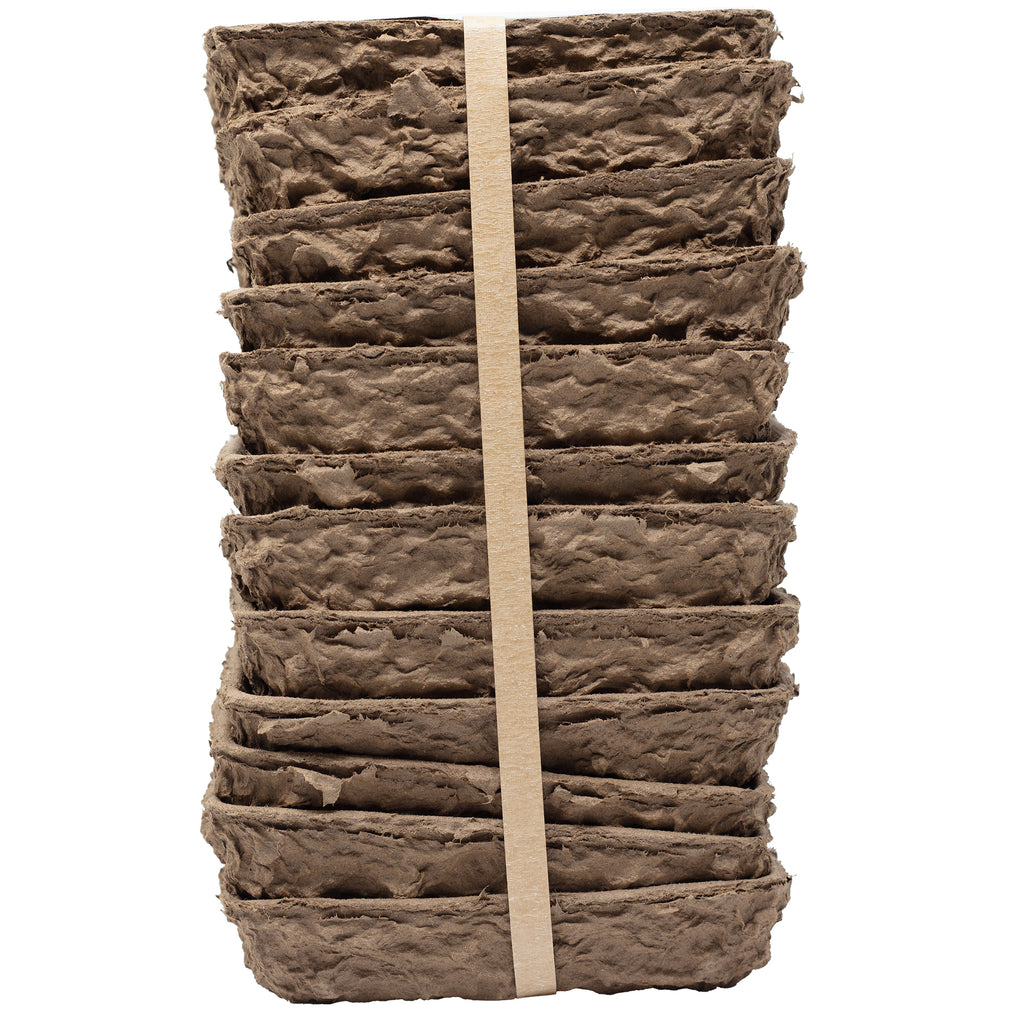 OASIS® BIOLIT® Unterlage für 1/2 Ziegel - 13 x 13 x 2 cm -  Set aus 12 Stück