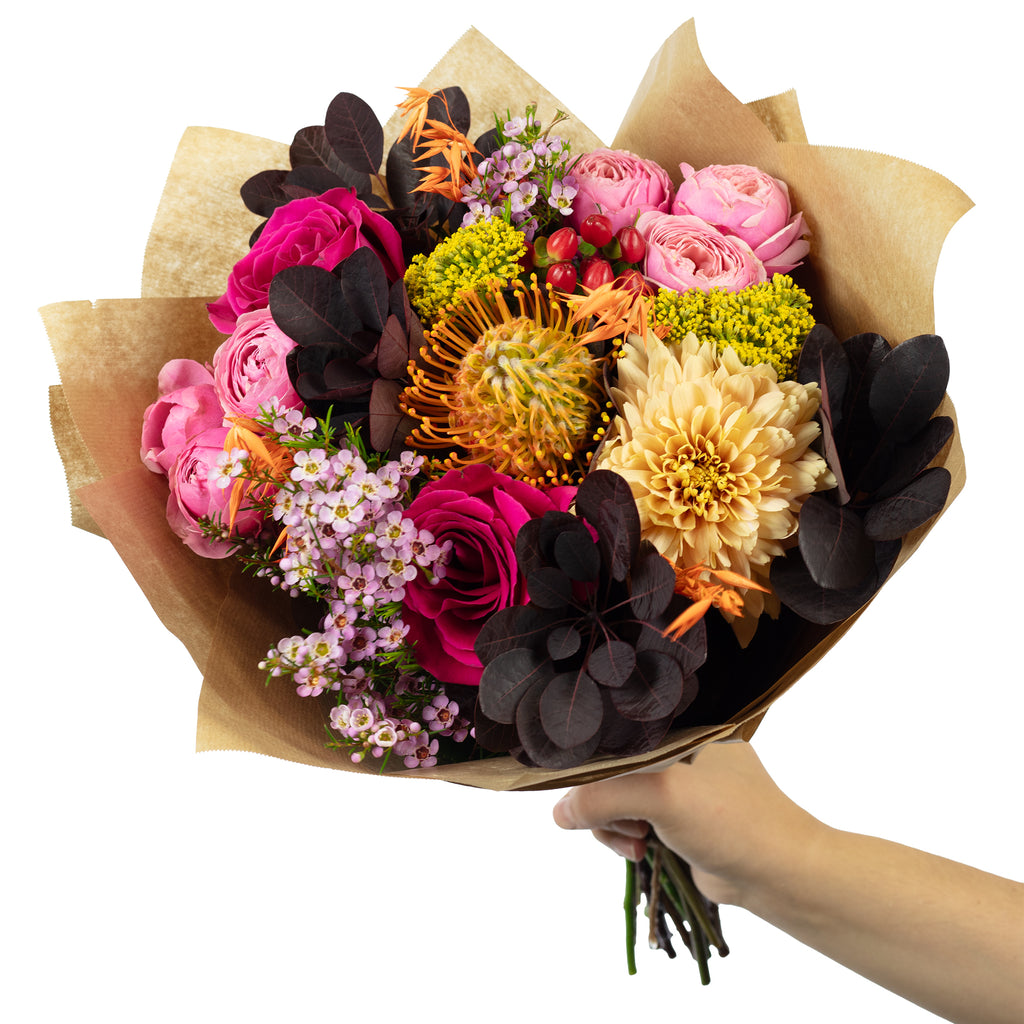 Blumenstrauß 'Fire Crush' - Länge ca. 50 cm