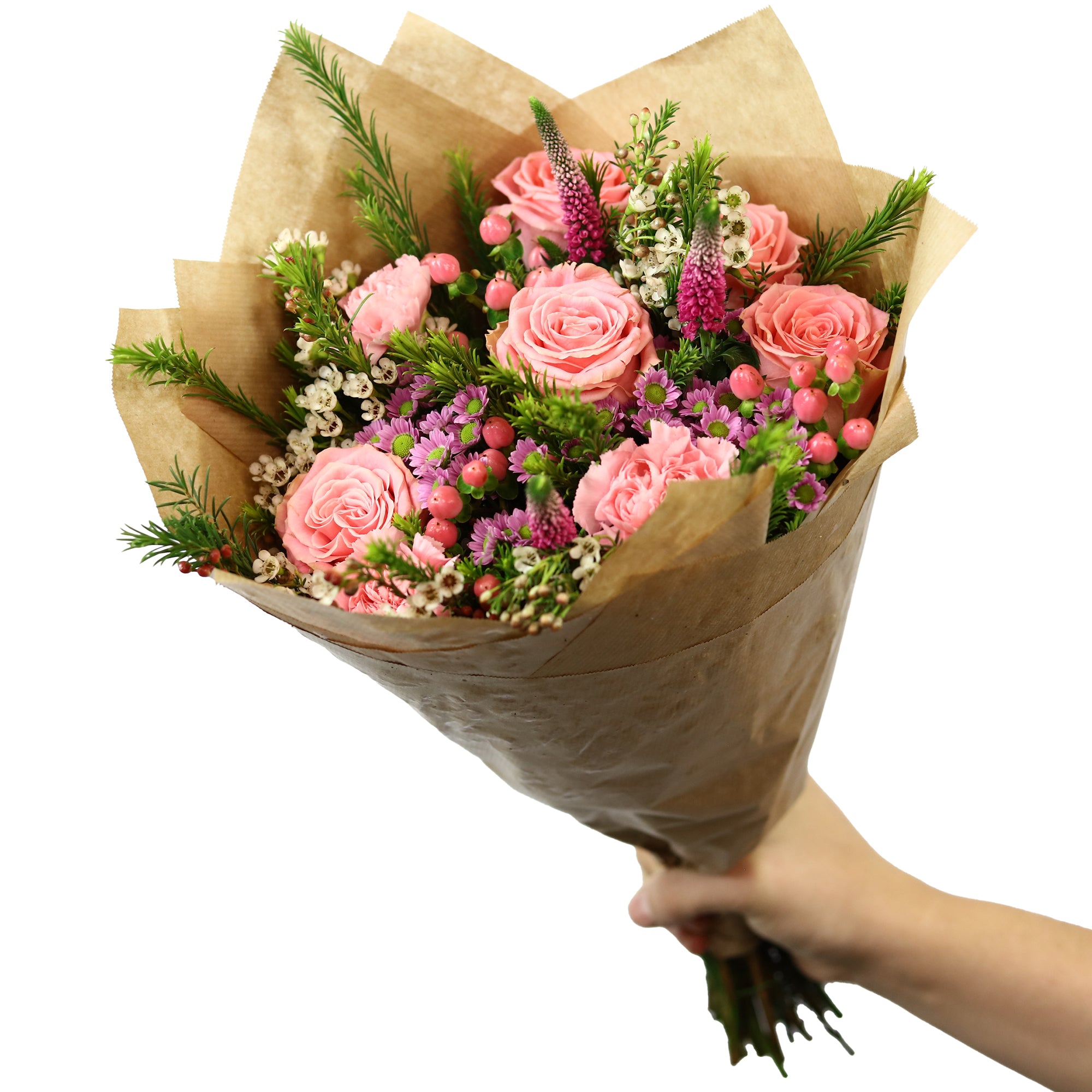 Blumenstrauß 'Garden Romance' - Länge ca. 40-60 cm - Strauß frischer Blumen