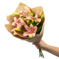 Bouquet 'Lily Grace' - Length approx. 40-50 cm - Bouquet of fresh lilies