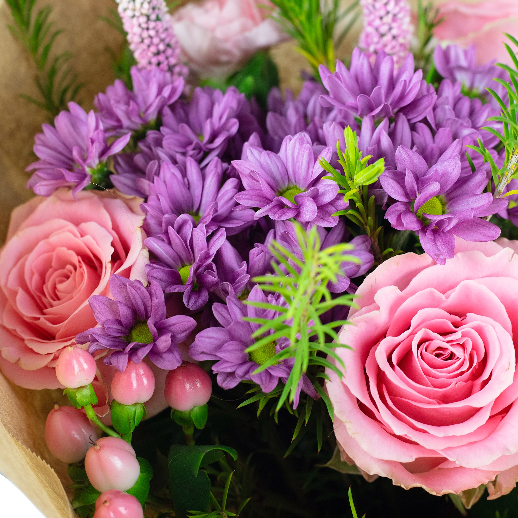 Blumenstrauß 'Garden Romance' - Länge ca. 40-60 cm - Strauß frischer Blumen