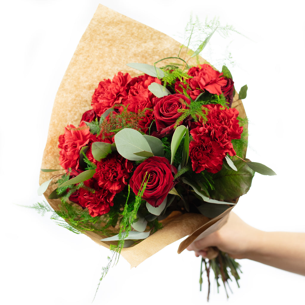 Blumenstrauß 'Ruby Harmony' - Länge ca. 40-50 cm