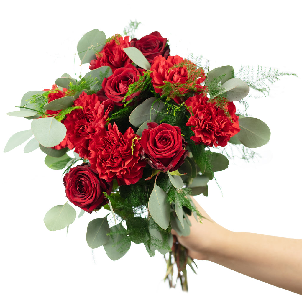 Blumenstrauß 'Ruby Harmony' - Länge ca. 40-50 cm