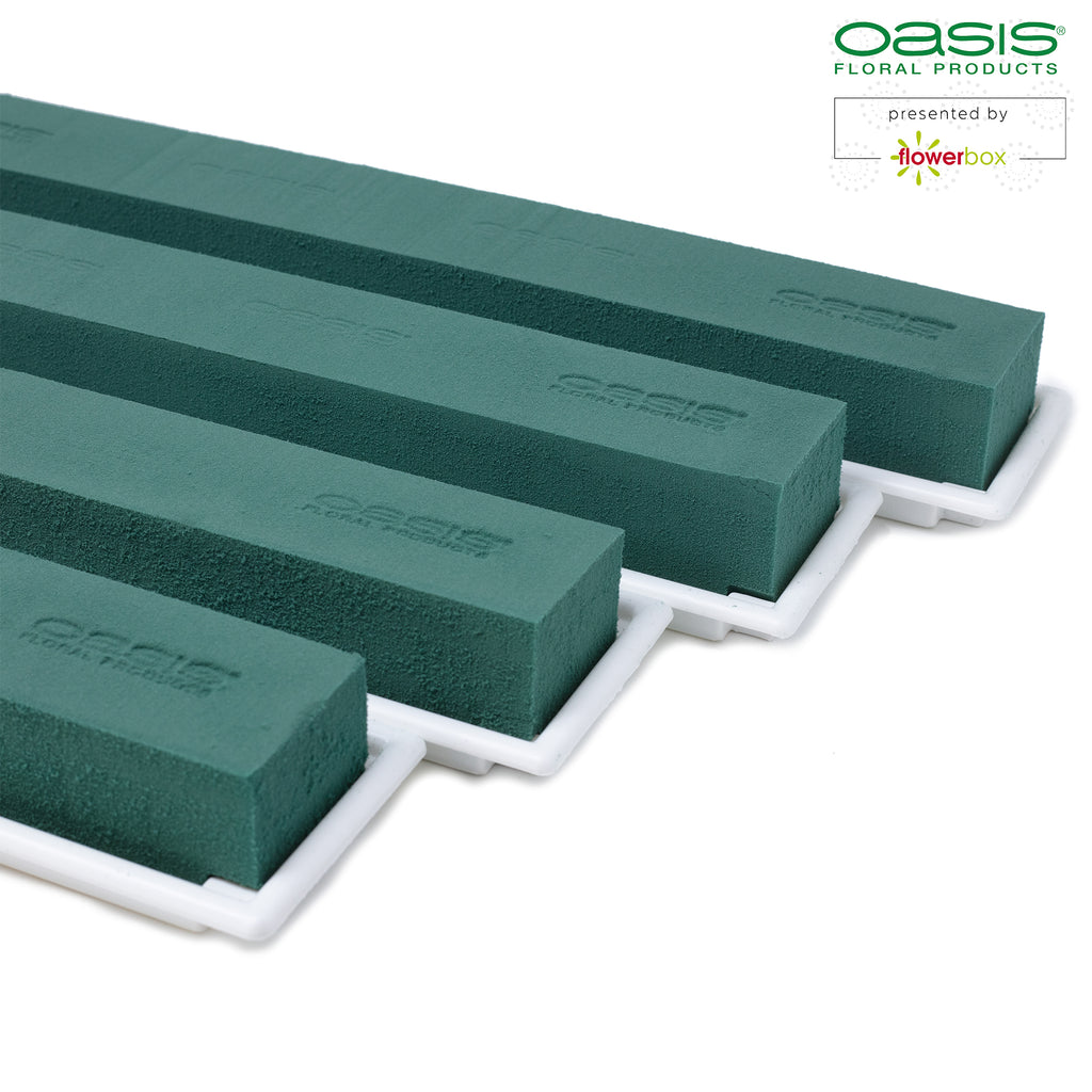 OASIS® Table Deco Maxi - 48 x 9 x 5cm - 4 St. - weiß