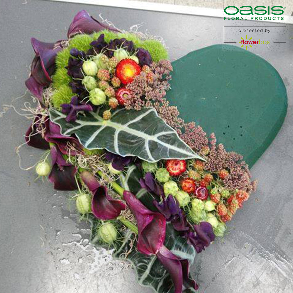 OASIS® FOAM FRAMES® Hearts - 24 x 25 x 6cm - 2 pcs.