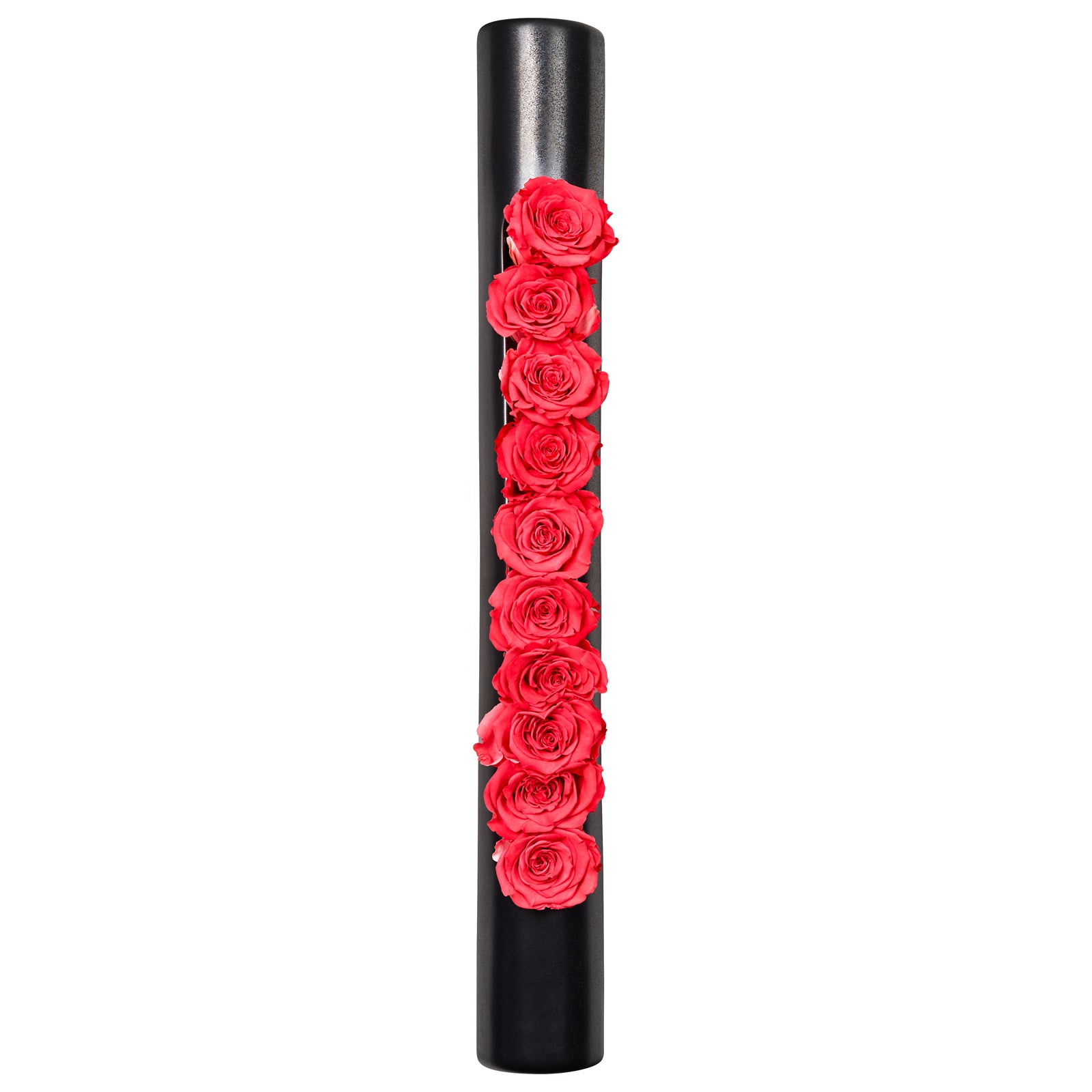 Infinity-Bloom bigTube - anthrazit/hellrot - 65x7,5 cm