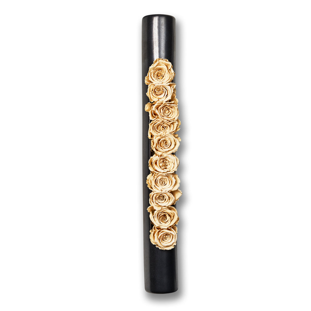 Infinity-Bloom bigTube - anthracite/champagne - 65 x 7,5 cm