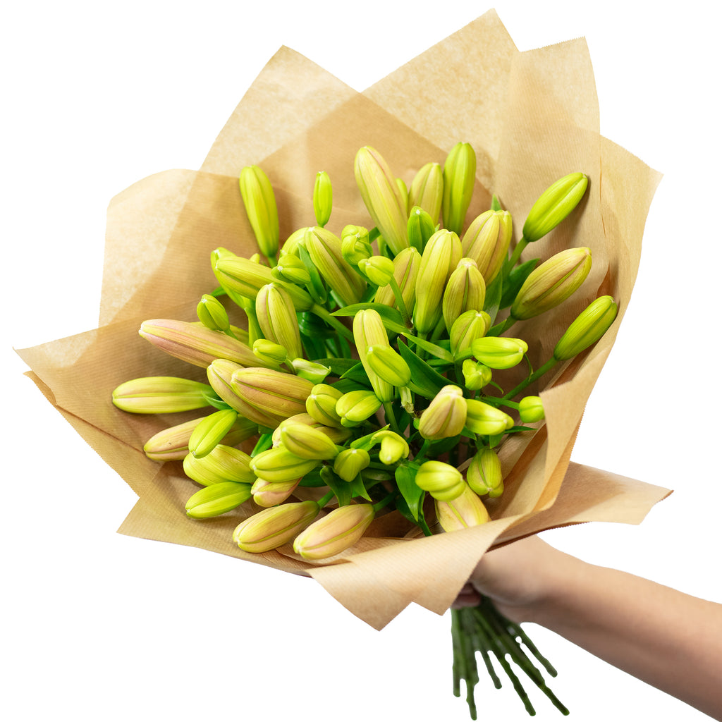 Blumenstrauß 'Lily Grace' - Länge ca. 40-50 cm - Strauß frischer Lilien